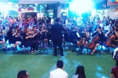 Evento con filarmonica de Santuario