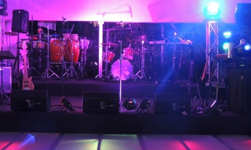 Tarima y pista led, Santa Monica Premium Events