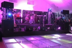 Tarima y pista led, Santa Monica Premium Events