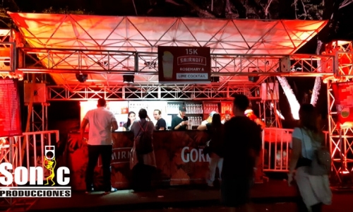 Stand Smirnoff, Evento la Solar. 1 y 2 de marzo de 2019.