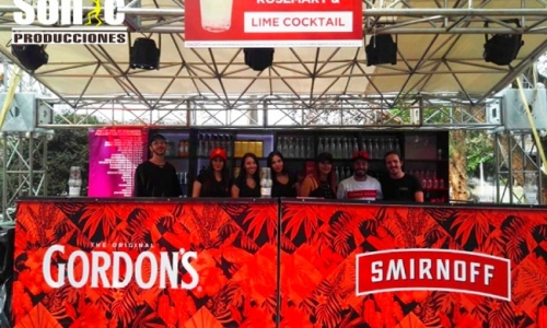 Stand Smirnoff, Evento la Solar. 1 y 2 de marzo de 2019.