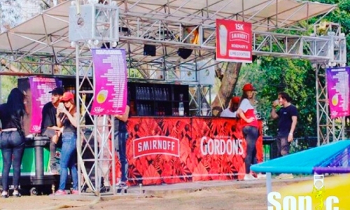 Stand Smirnoff, Evento la Solar. 1 y 2 de marzo de 2019.