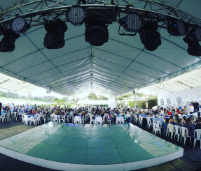 Pabellón Fiesta Universidad CES 2017 en Club Campestre Llano Grande- 1000 personas