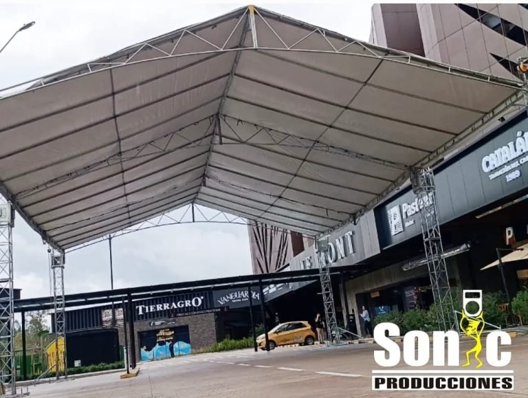 Sonic Producciones - Alquiler Techo 12x12mts | Techo 12x12mts ...